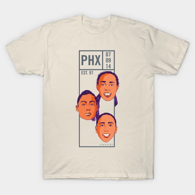 PHX Big 3 T-Shirt by kwasi81